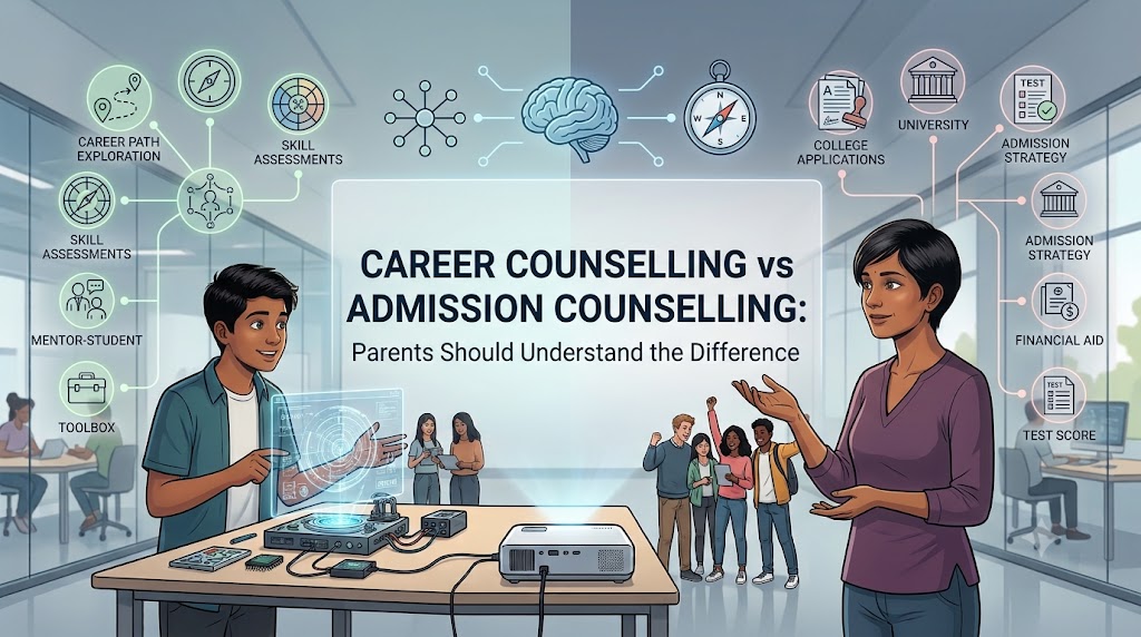 Career Counselling vs Admission Counselling: Parents Should Understand the Difference