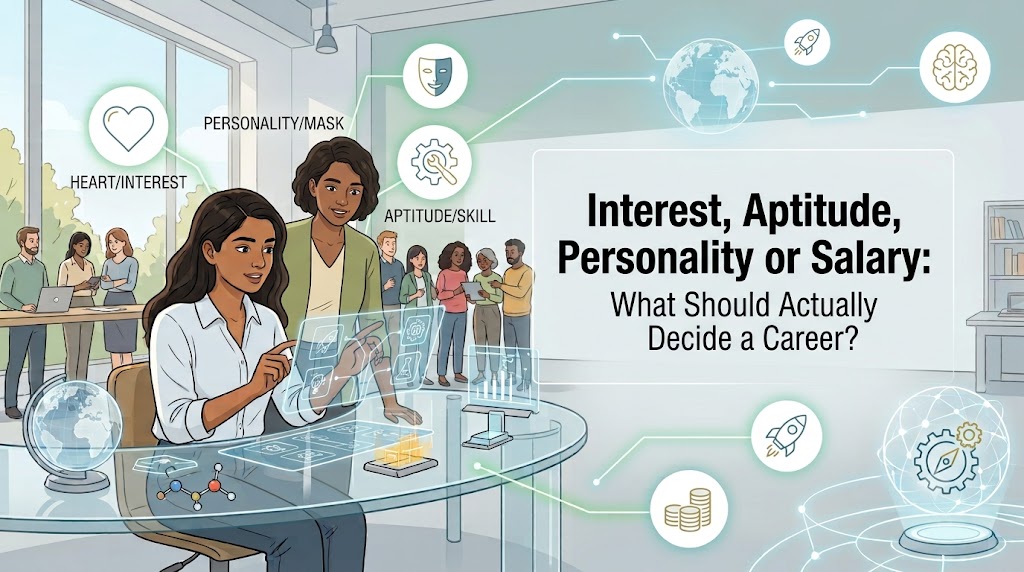 Interest, Aptitude, Personality or Salary: What Should Actually Decide a Career?