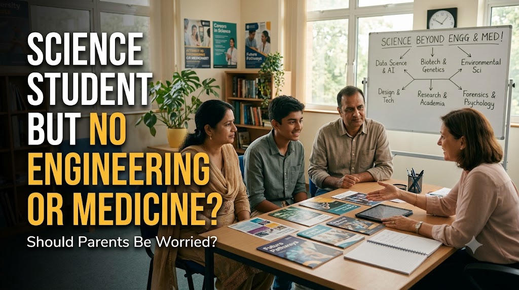 Science Student but Not Interested in Engineering or Medicine&mdash;Should Parents Be Worried?