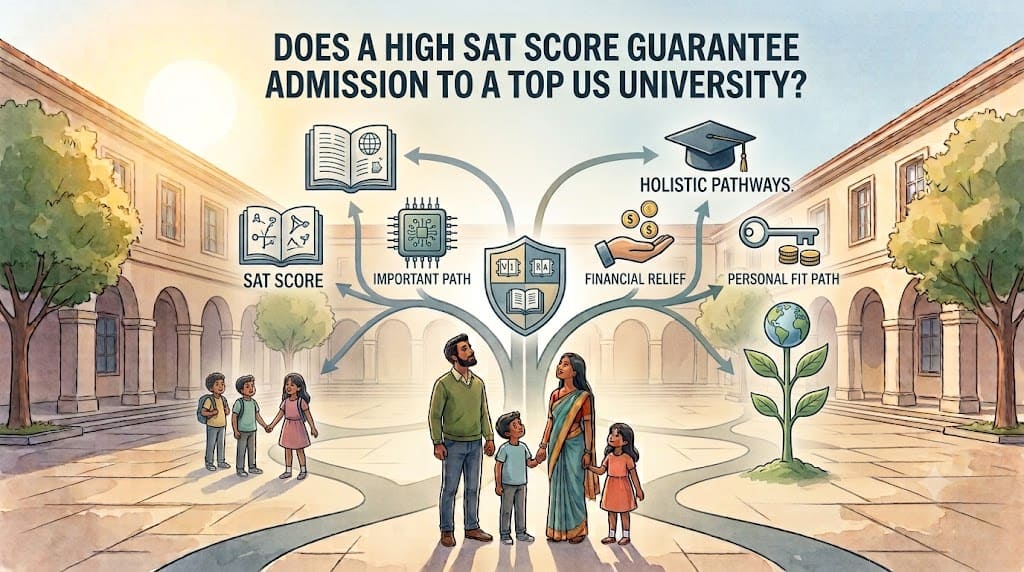 Does a High SAT Score Guarantee Admission to a Top US University?