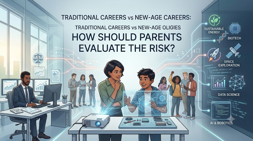 Traditional Careers vs New-Age Careers: How Should Parents Evaluate the Risk?