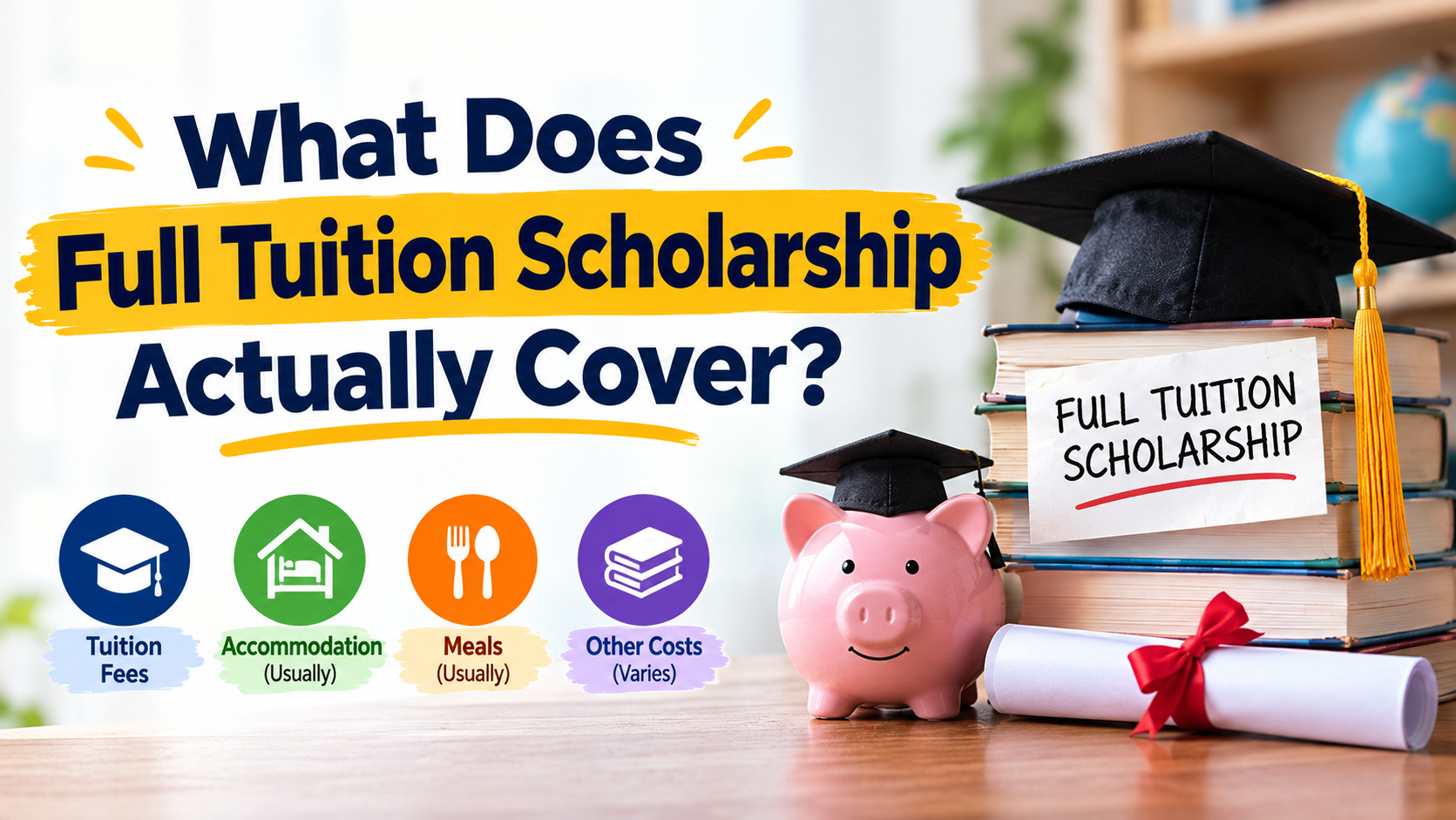 What Does Full Tuition Scholarship Actually Cover?