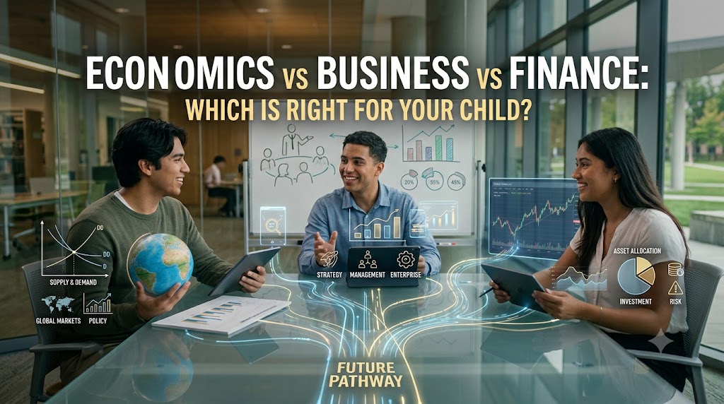 Economics vs Business vs Finance: Which Is Right for Your Child?
