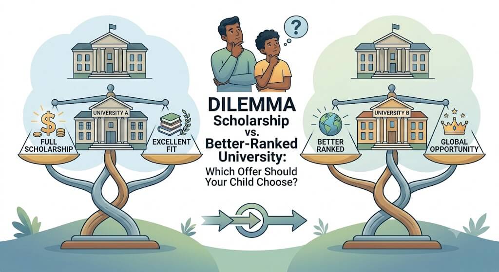 Scholarship vs Better-Ranked University: Which Offer Should Your Child Choose?
