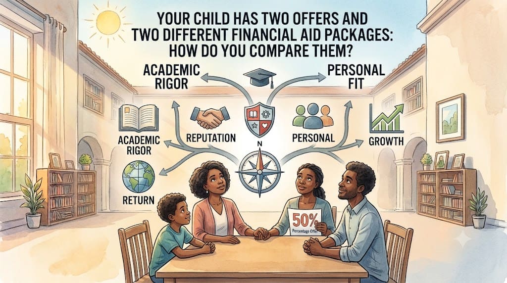 Your Child Has Two Offers and Two Different Financial Aid Packages: How Do You Compare Them?
