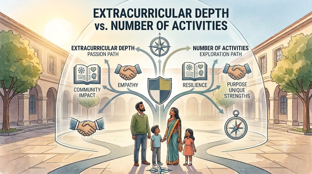 Extracurricular Depth vs Number of Activities