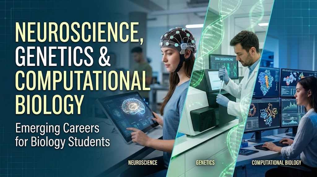 Neuroscience, Genetics and Computational Biology: Emerging Careers for Biology Students