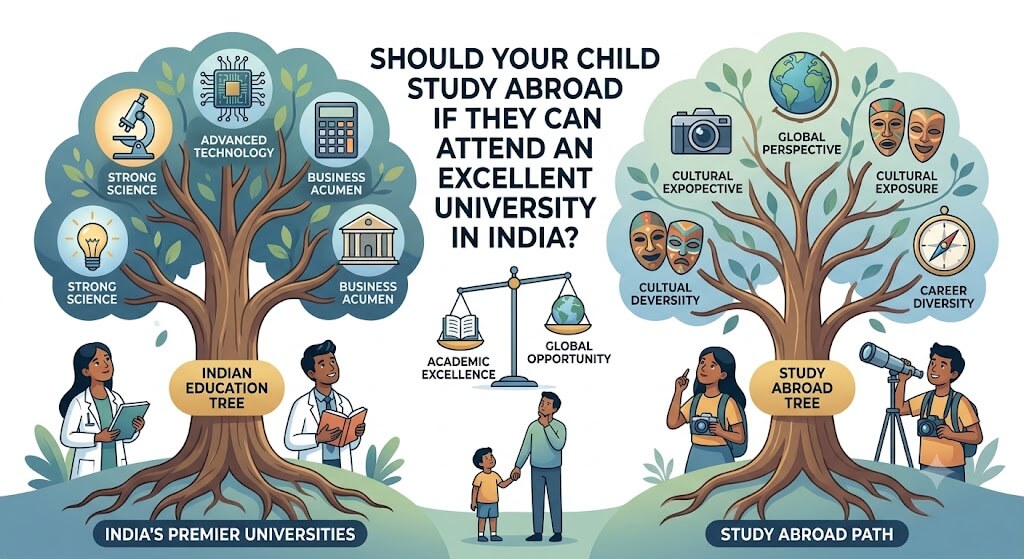 Should Your Child Study Abroad If They Can Attend an Excellent University in India?