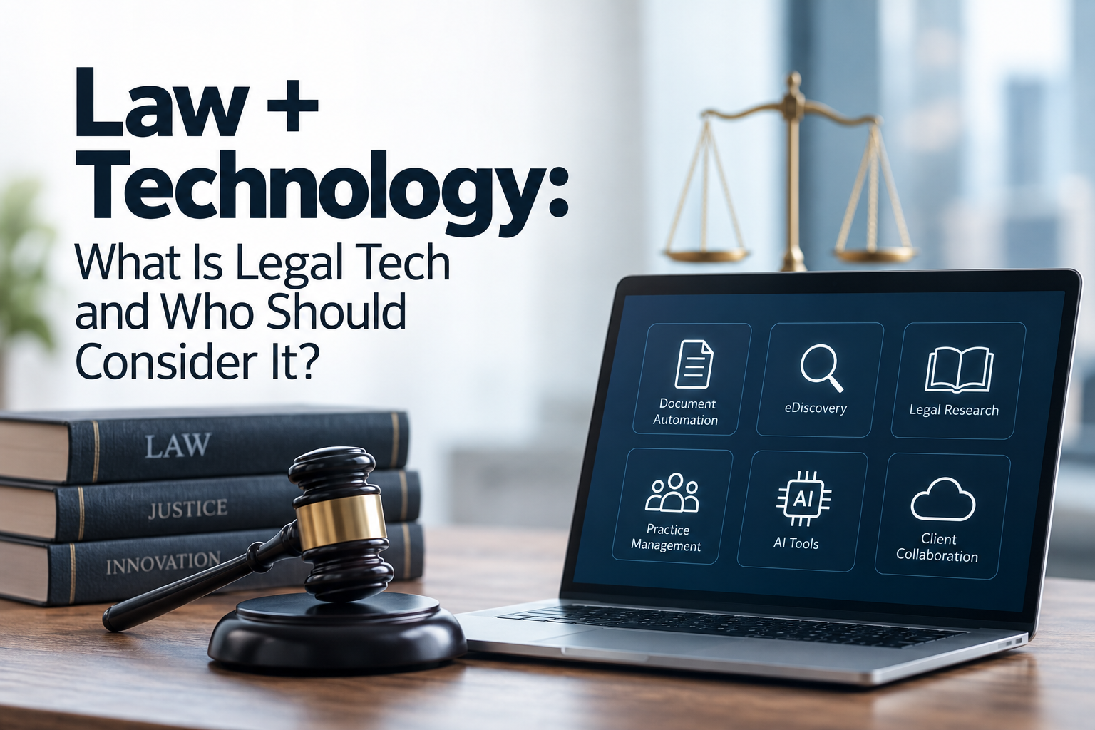 Law + Technology: What Is Legal Tech and Who Should Consider It?