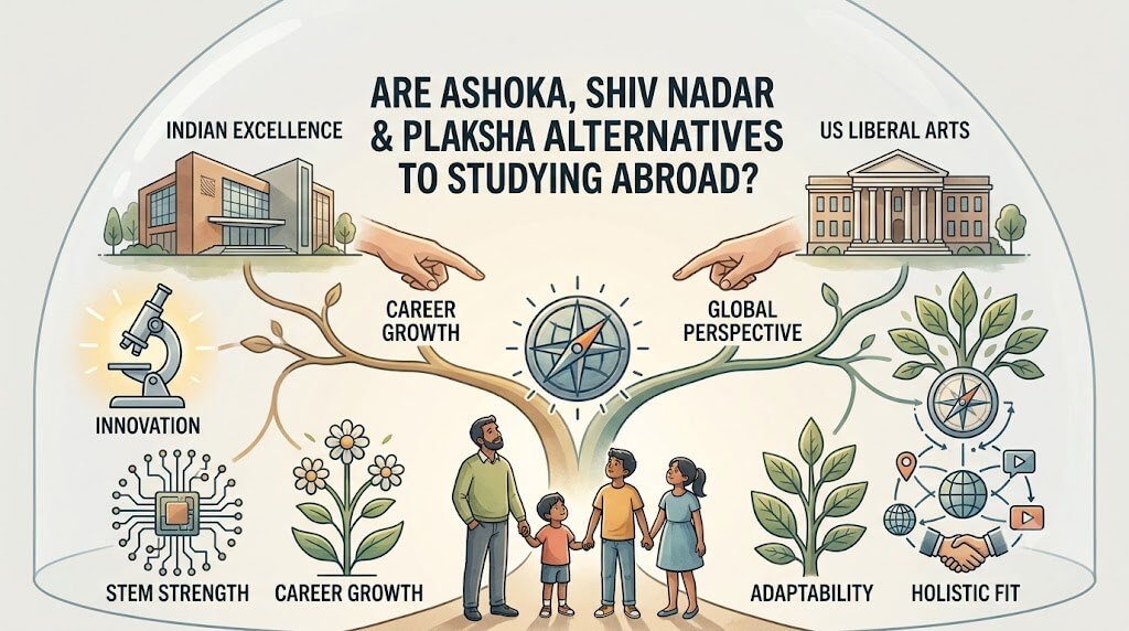 Are Ashoka, Shiv Nadar and Plaksha Alternatives to Studying Abroad?