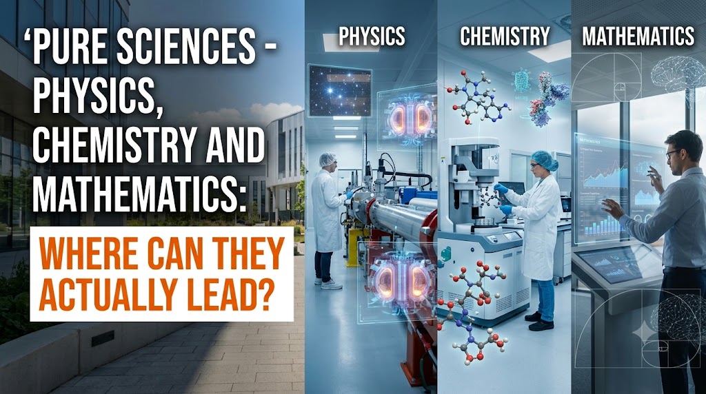 Pure Sciences&mdash;Physics, Chemistry and Mathematics: Where Can They Actually Lead?
