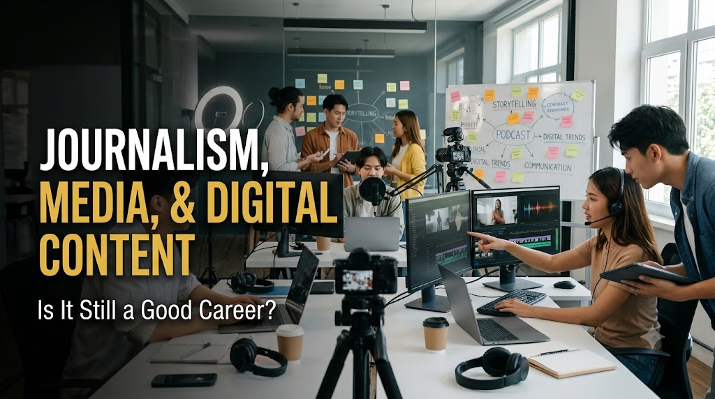 Journalism, Media, Communication and Digital Content: Is It Still a Good Career?