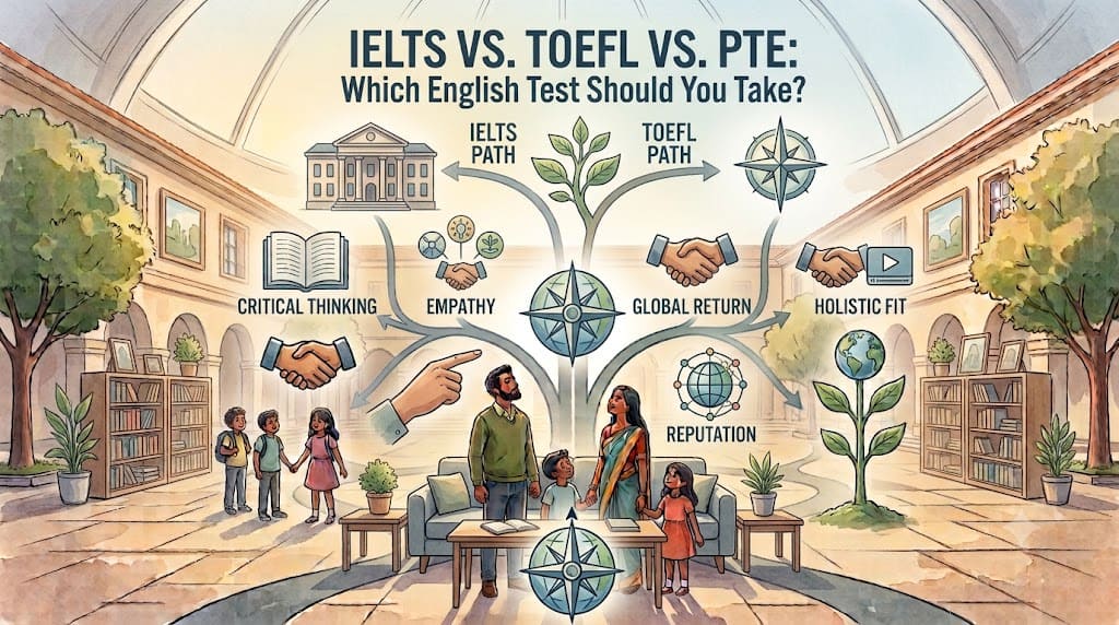IELTS vs TOEFL vs PTE Comparison