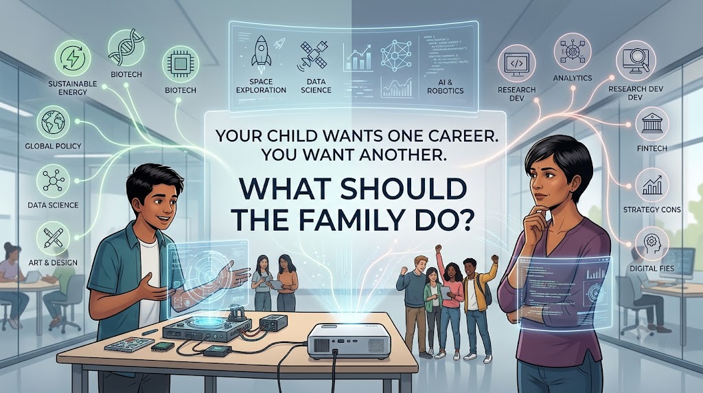 Your Child Wants One Career. You Want Another. What Should the Family Do?