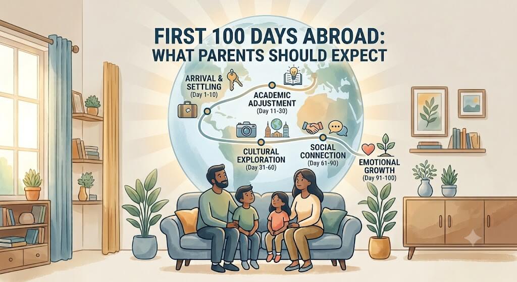 The First 100 Days Abroad: What Parents Should Expect After Their Child Leaves Home