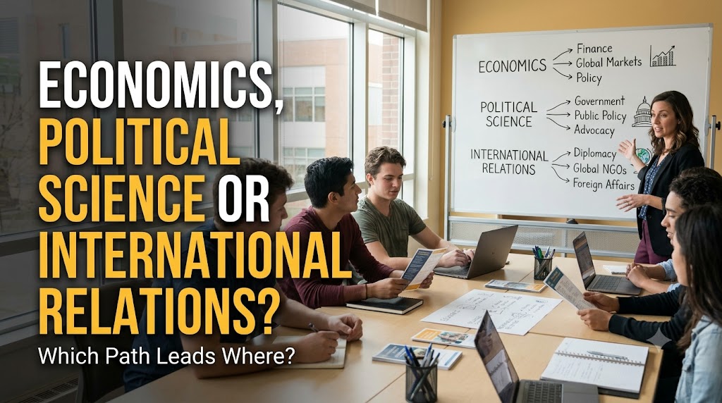 Economics, Political Science or International Relations: Which Path Leads Where?