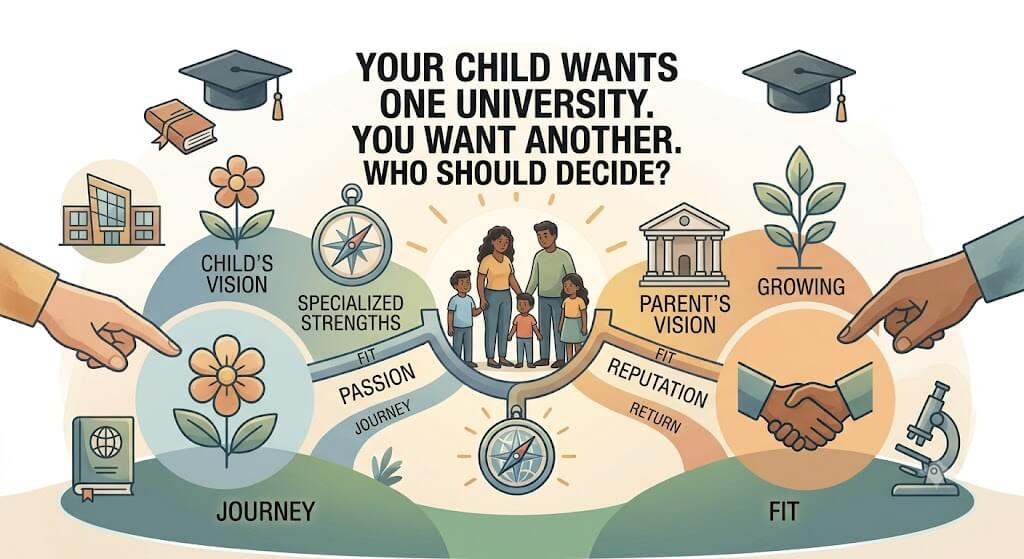 Your Child Wants One University. You Want Another. Who Should Decide?