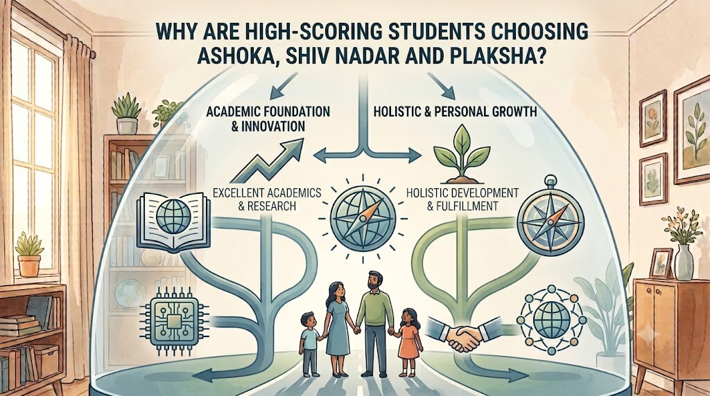 Why Are High-Scoring Students Choosing Ashoka, Shiv Nadar and Plaksha?