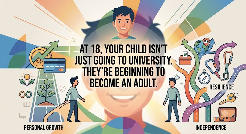 At 18, Your Child Isn't Just Going to University. They're Beginning to Become an Adult.