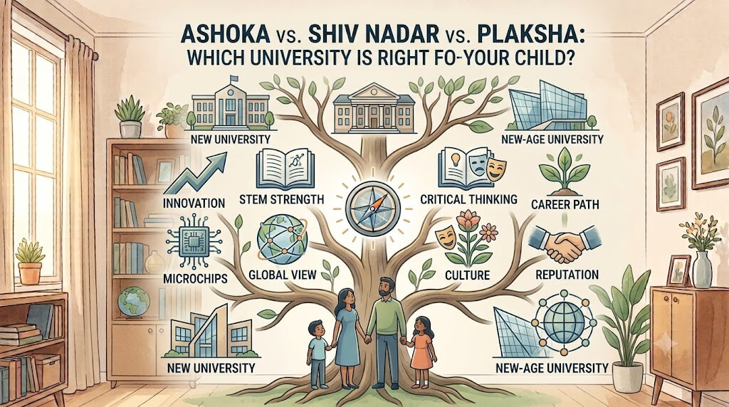 Ashoka vs Shiv Nadar vs Plaksha: Which University Is Right for Your Child?