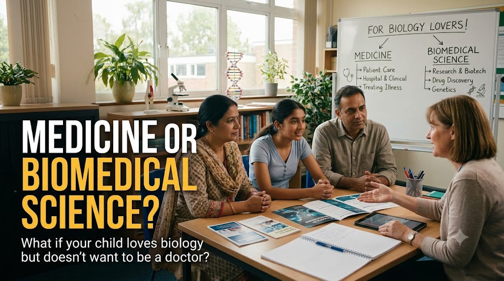 Medicine vs Biomedical Science: What If Your Child Loves Biology but Doesn't Want to Become a Doctor?