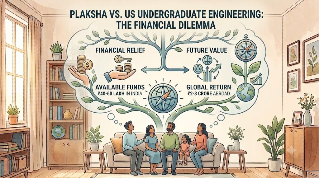 Plaksha vs US Undergraduate Engineering: ₹40&mdash;60 Lakh in India or ₹2&mdash;3 Crore Abroad?