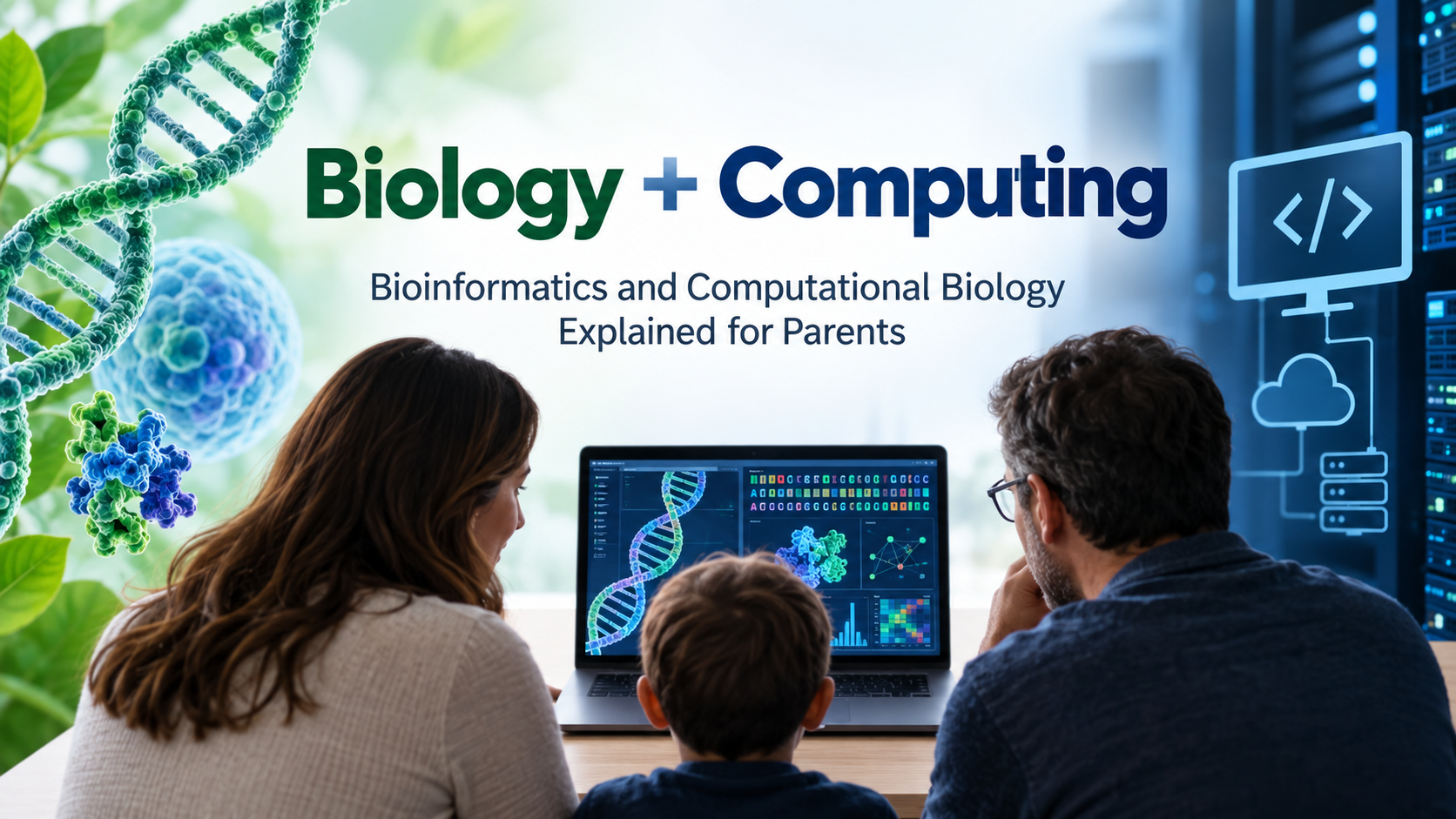 Biology + Computing: Bioinformatics and Computational Biology Explained for Parents