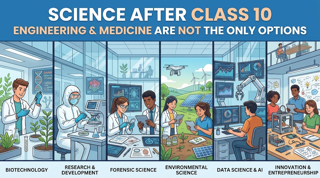 Science After Class 10: Engineering and Medicine Are Not the Only Options